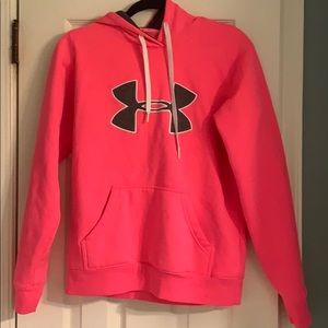 Neon Pink Under Armor Hoodie